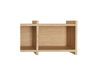 Miniature Light oak veneer shelf Focal 5