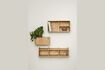 Miniature Light oak veneer shelf Focal 2