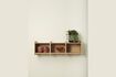 Miniature Light oak veneer shelf Focal 1