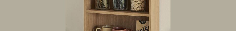 Material Details Light oak veneer shelf Kappu