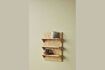 Miniature Light oak veneer shelf Straight 3