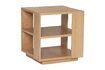 Miniature Light oak veneer side table Merge 5