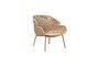 Miniature Light wicker armchair H apur Clipped