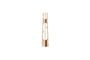 Miniature Light wood coat rack Tribal Clipped