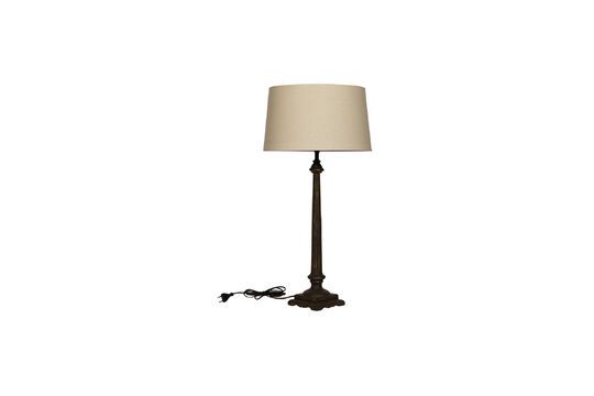 Lilith table lamp in dark wood Clipped