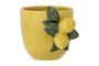 Miniature Limone yellow stoneware mug Clipped