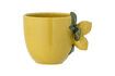 Miniature Limone yellow stoneware mug 5