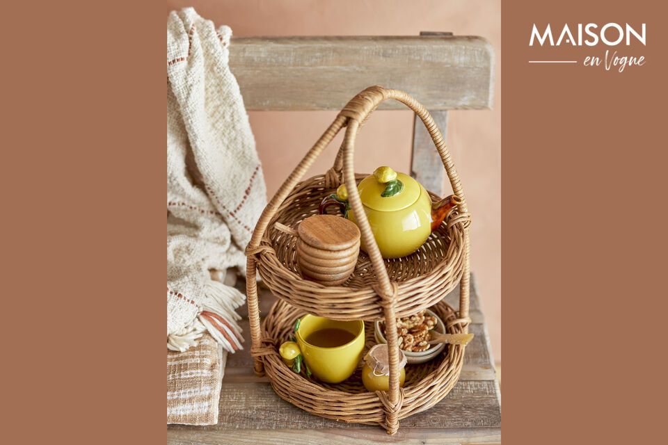 Discover the Limone Stoneware Mug, a charming addition to your kitchen tableware