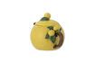 Miniature Limone yellow stoneware teapot 5