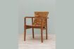 Miniature Lisbon brown teak chair 1