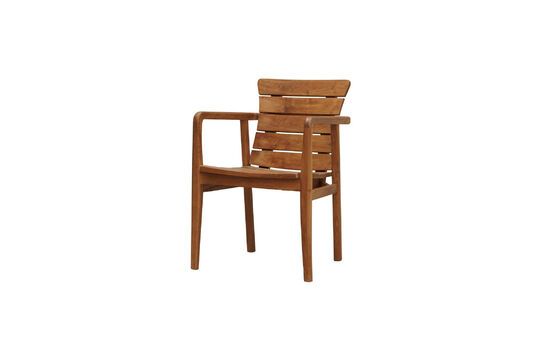 Lisbon brown teak chair Clipped