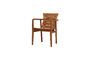 Miniature Lisbon brown teak chair Clipped