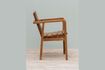 Miniature Lisbon brown teak chair 4