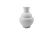 Miniature Liva white stoneware vase 1