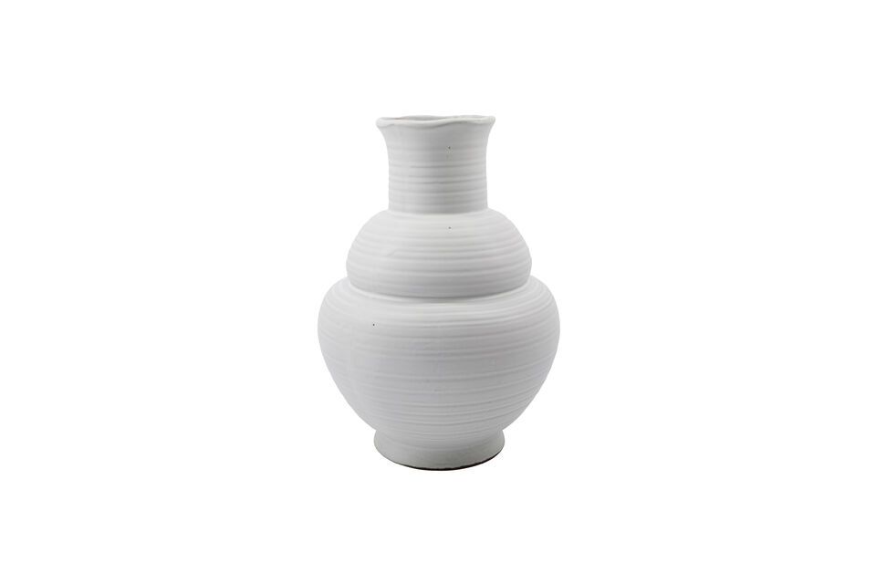 Liva white stoneware vase House Doctor