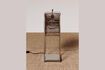 Miniature Lodge silver metal table lamp 2