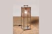 Miniature Lodge silver metal table lamp 4