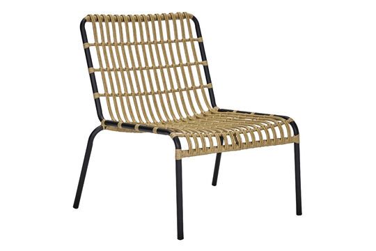 Loka light wicker garden chair Clipped