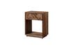 Miniature Loket brown teak bedside table 1