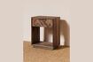 Miniature Loket brown teak bedside table 3