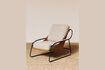 Miniature Lord brown and beige leather armchair 1