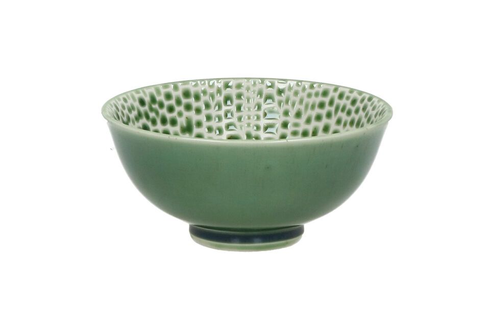 Lotus green porcelain bowl Pomax