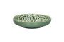 Miniature Lotus green porcelain dish Clipped