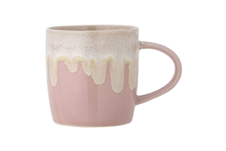 Louisa pink stoneware mug Bloomingville