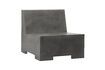 Miniature Loun grey concrete armchair 1