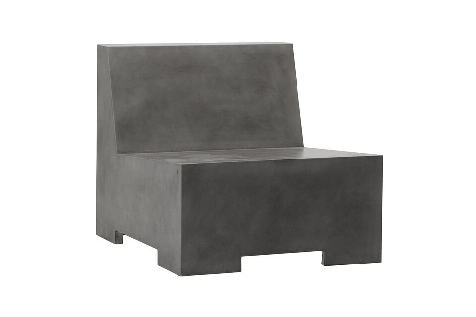 Loun grey concrete armchair House Doctor