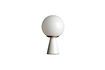 Miniature Lova white marble table lamp 1