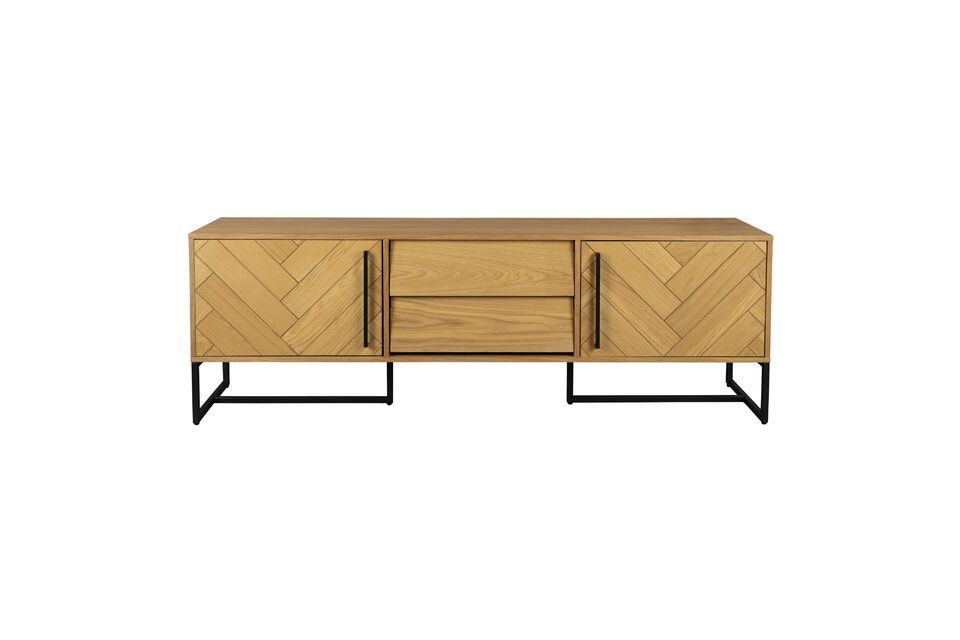 Low sideboard in oak wood Class - 10