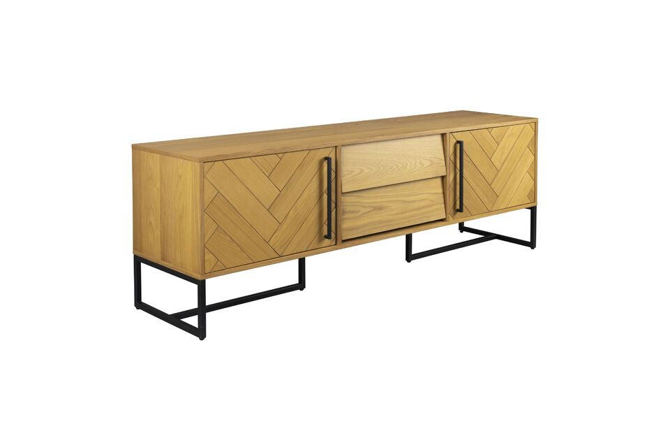 Low sideboard in oak wood Class - 11