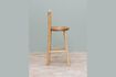 Miniature Luar beige teak bar chair 6