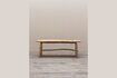 Miniature Luar beige teak bench 2