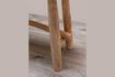 Miniature Luar beige teak bench 7