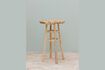 Miniature Luar beige teak dining table 1