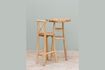 Miniature Luar beige teak dining table 2