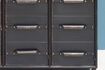 Miniature Lupin black metal chest of drawers 2