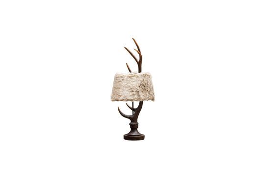 Ma Laponie brown resin table lamp Clipped