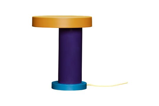 Magic multicolor metal table lamp Clipped