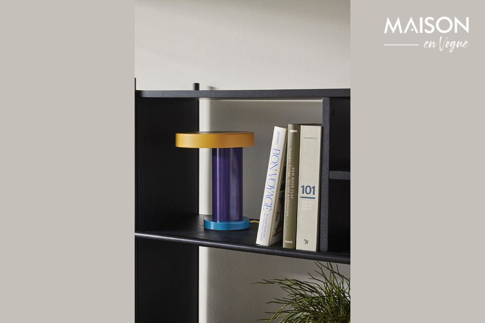 The Magic multicolored metal table lamp is a real eye-catcher