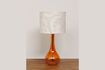 Miniature Magic orange glass table lamp 1