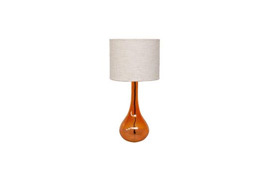 Magic orange glass table lamp Clipped