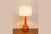 Miniature Magic orange glass table lamp 2