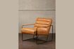 Miniature Makine brown leather armchair 2