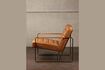 Miniature Makine brown leather armchair 4