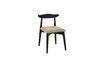 Miniature Mandela black wooden chair 1