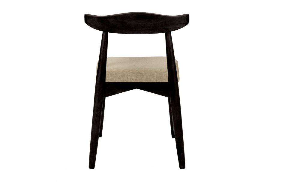 Mandela black wooden chair - 6