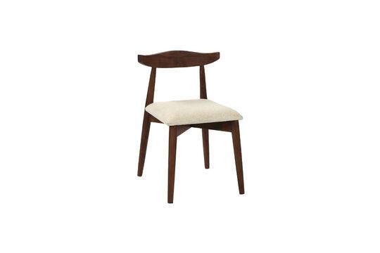 Mandela brown wooden chair Clipped